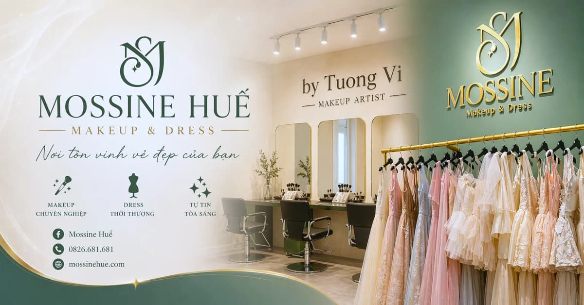 Khung cảnh Huế nhìn qua lớp kiến trúc và cây xanh